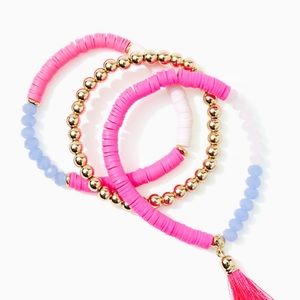 NWT Lilly Pulitzer Hi Summer Bracelet Set